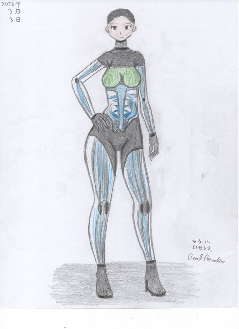 Drawing Female Android Female android 2.0 by twarrior25 on DeviantArt