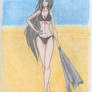 Yui on beach