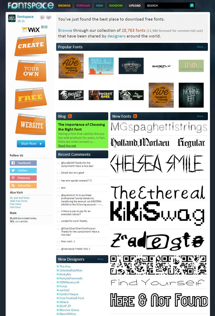 Fontspace.com FontSpace User Profile | DeviantArt