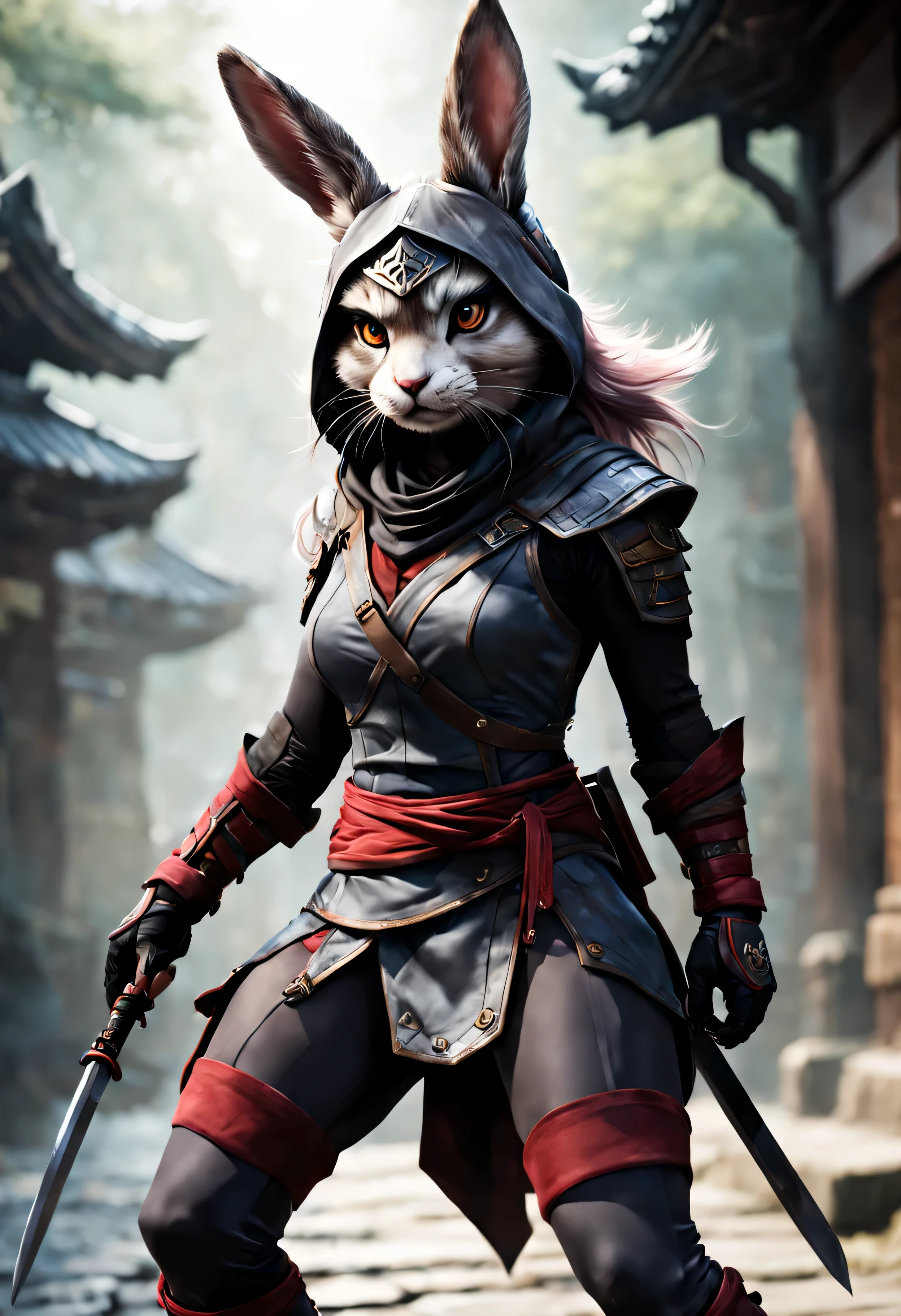 Ninja Assassin Bunny by furryanthrolovr on DeviantArt