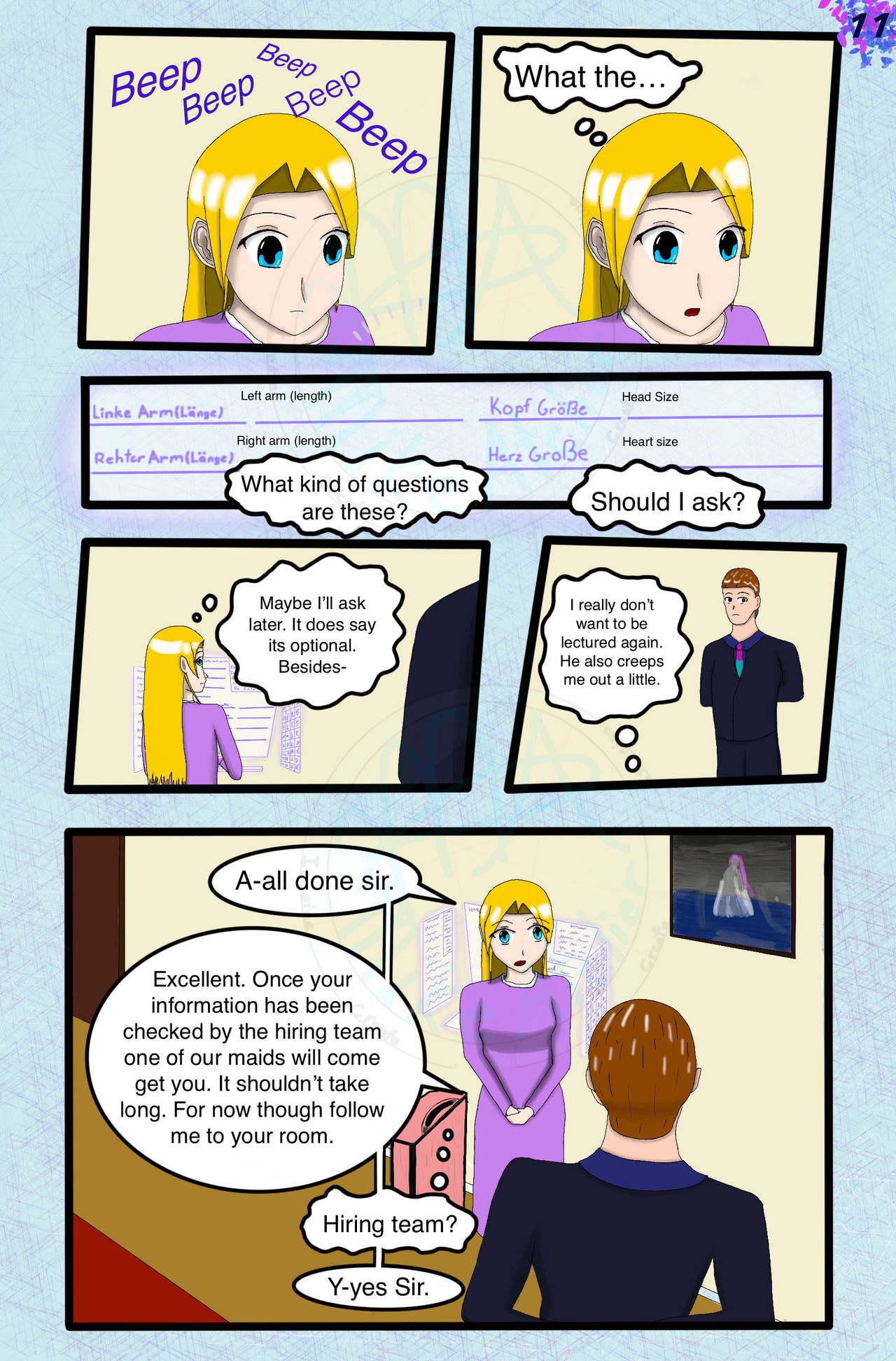 Death Maid Page 11 by MikeAtelier on DeviantArt