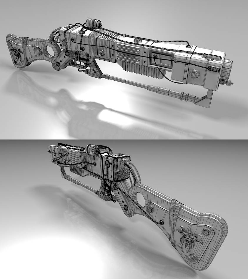 Modified AER14 Prototype (Fallout: New Vegas) by borysked on DeviantArt