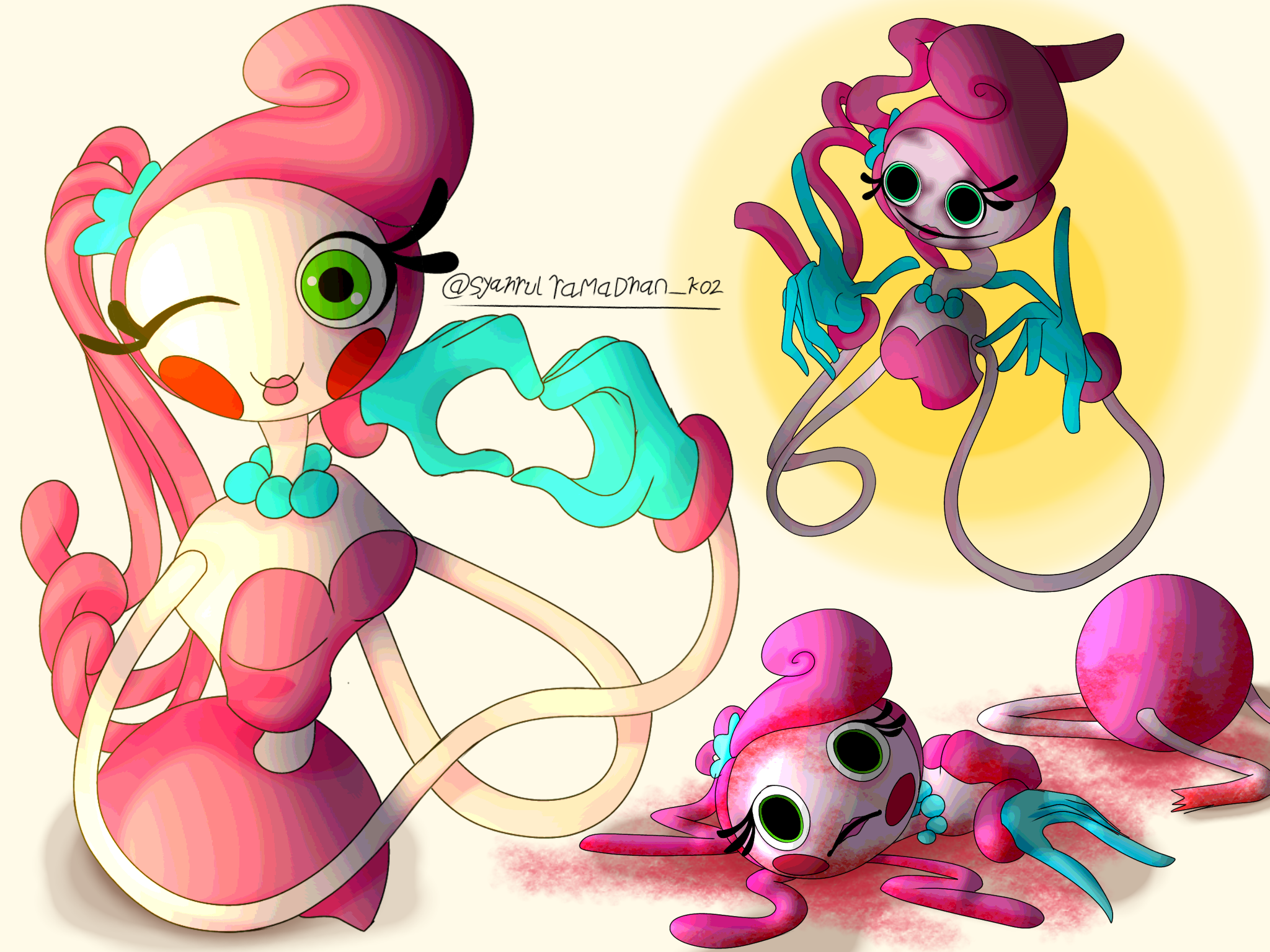 Poppy playtime Mommy Long Legs (old drawing) by SpaceKinaTravel on  DeviantArt