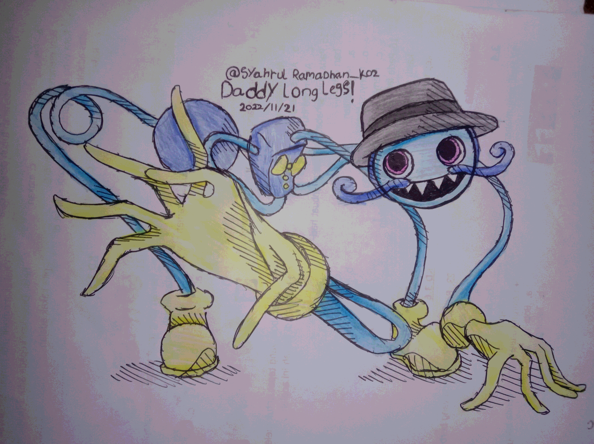 Daddy Long Legs  Poppy drawing, Daddy long, Long legs