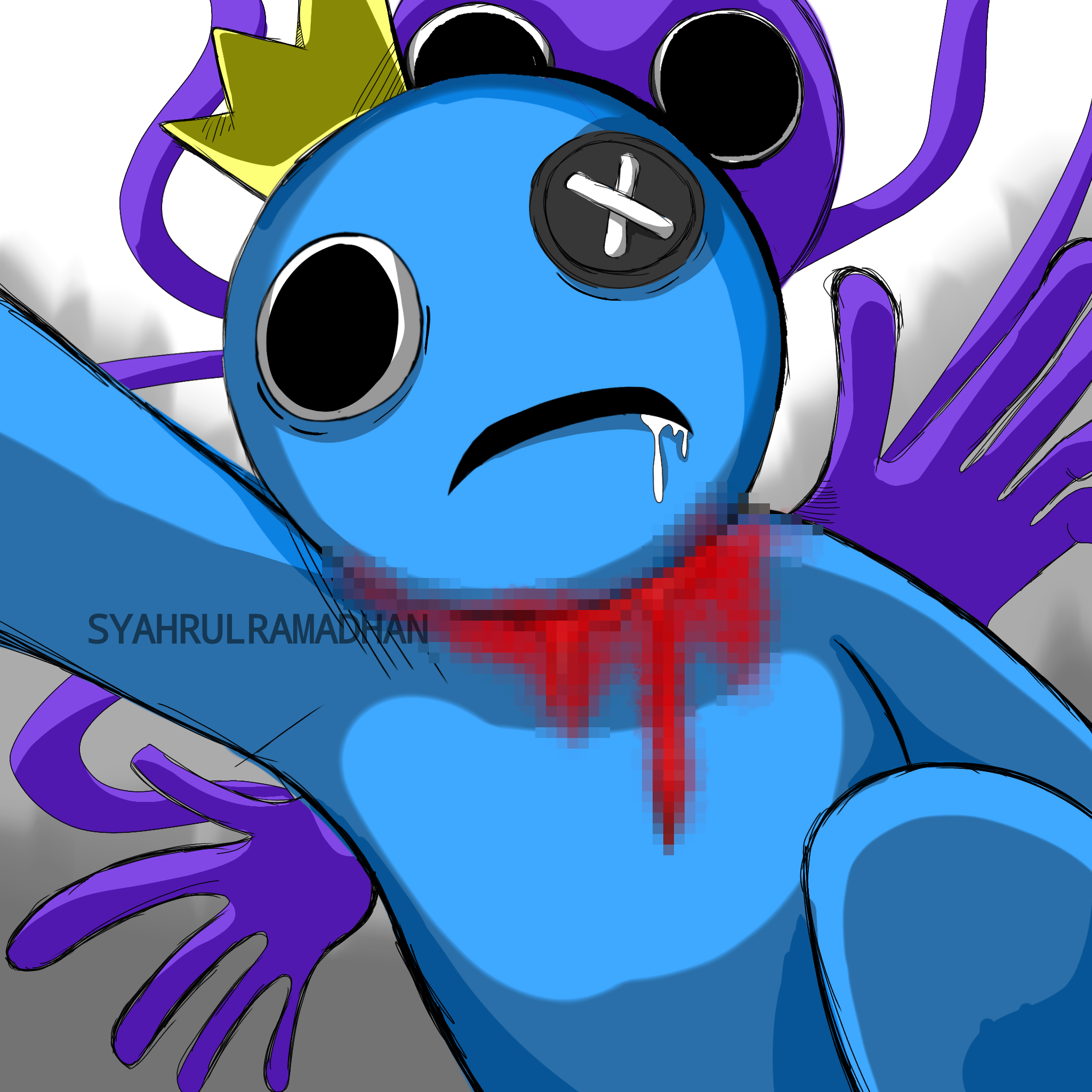 Roblox Rainbow Friends: Blue by heartsriannabendy on DeviantArt