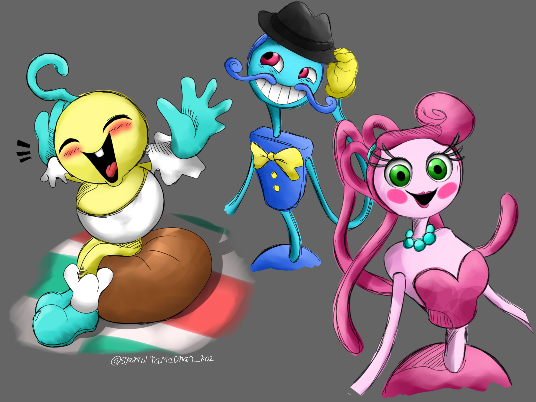 Poppy Playtime - The Long Legs Family by DarkFairy1999 on DeviantArt