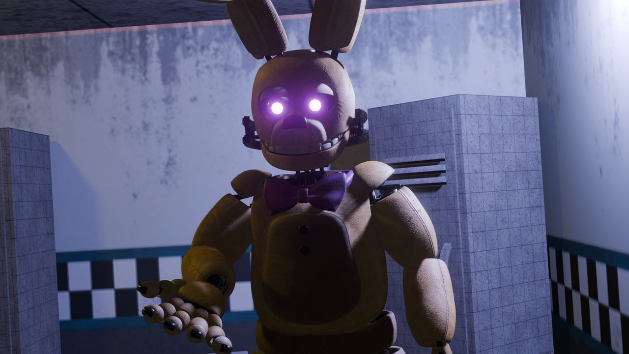 springbonnie render in blender by jerellaa on DeviantArt