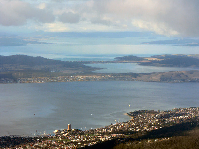 Mt Wellington sea view.