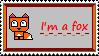 I'm a fox stamp by xxxdarkravenxxx