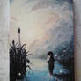 Oil painting_evanescent sunris