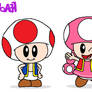 Toad and Toadette [My Style]