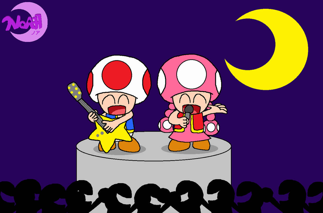 Rocking Toad Rock n Roll With Toad Toadette by TheDreamingJester on DeviantArt