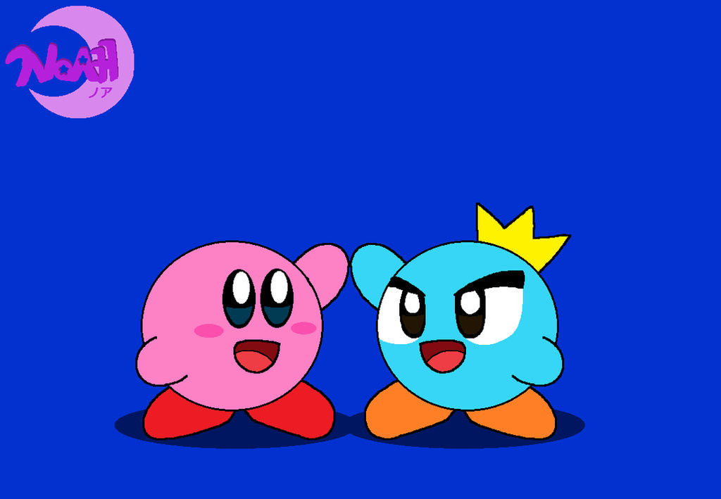 Kirby and Fluff by DreamingWizard2000 on DeviantArt