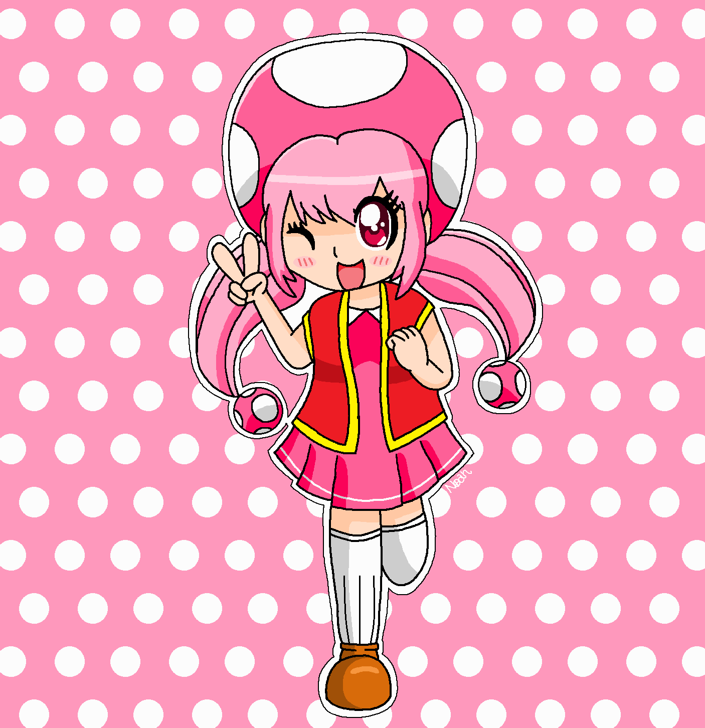 Anime Toadette by DreamingWizard2000 on DeviantArt