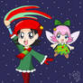 Christmas Adeleine and Ribbon