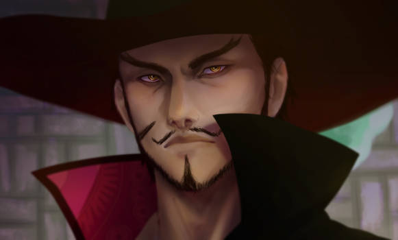 Dracule Mihawk - Screencap redraw