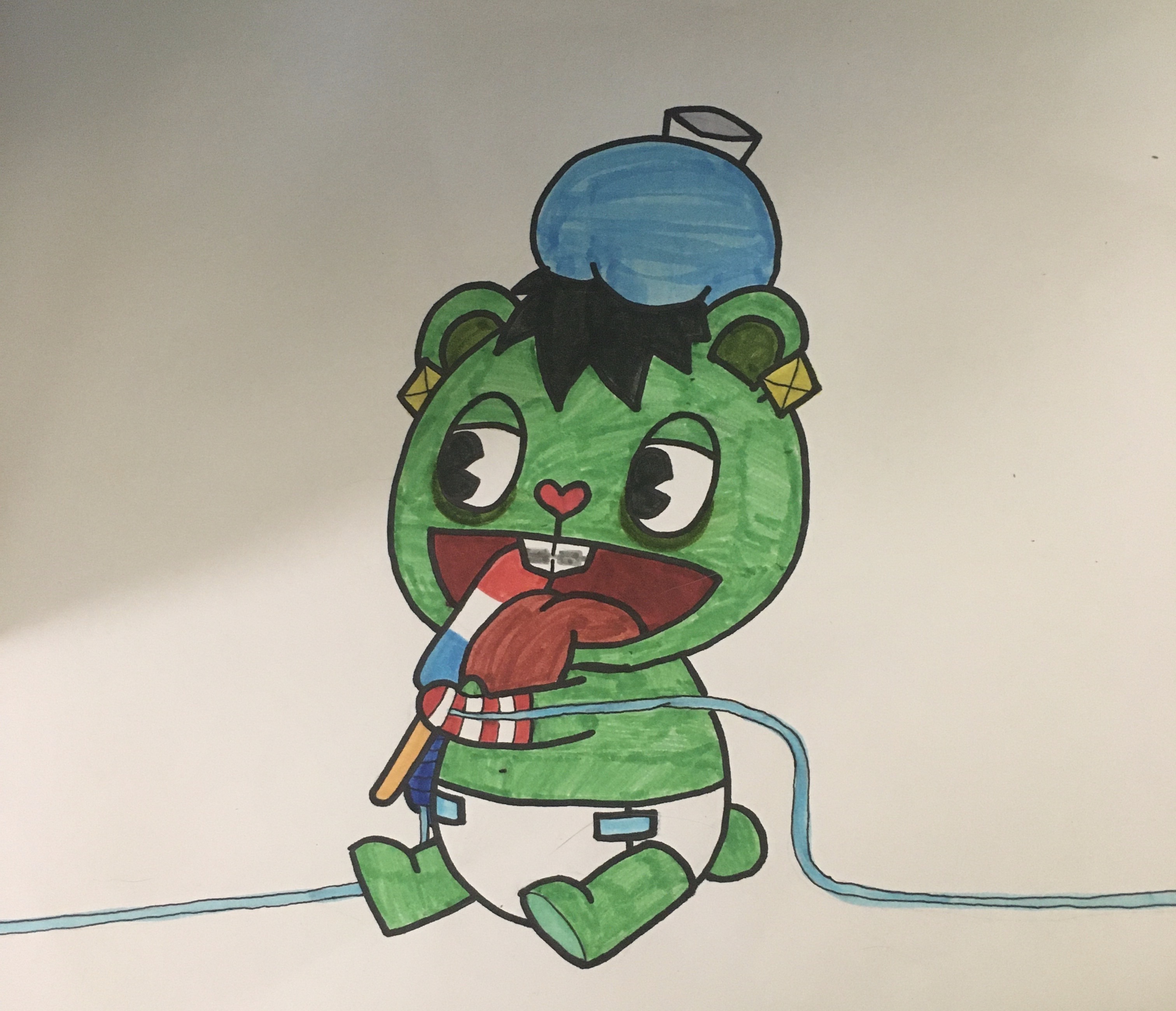 Baby Boi Eating a Rocket Pop