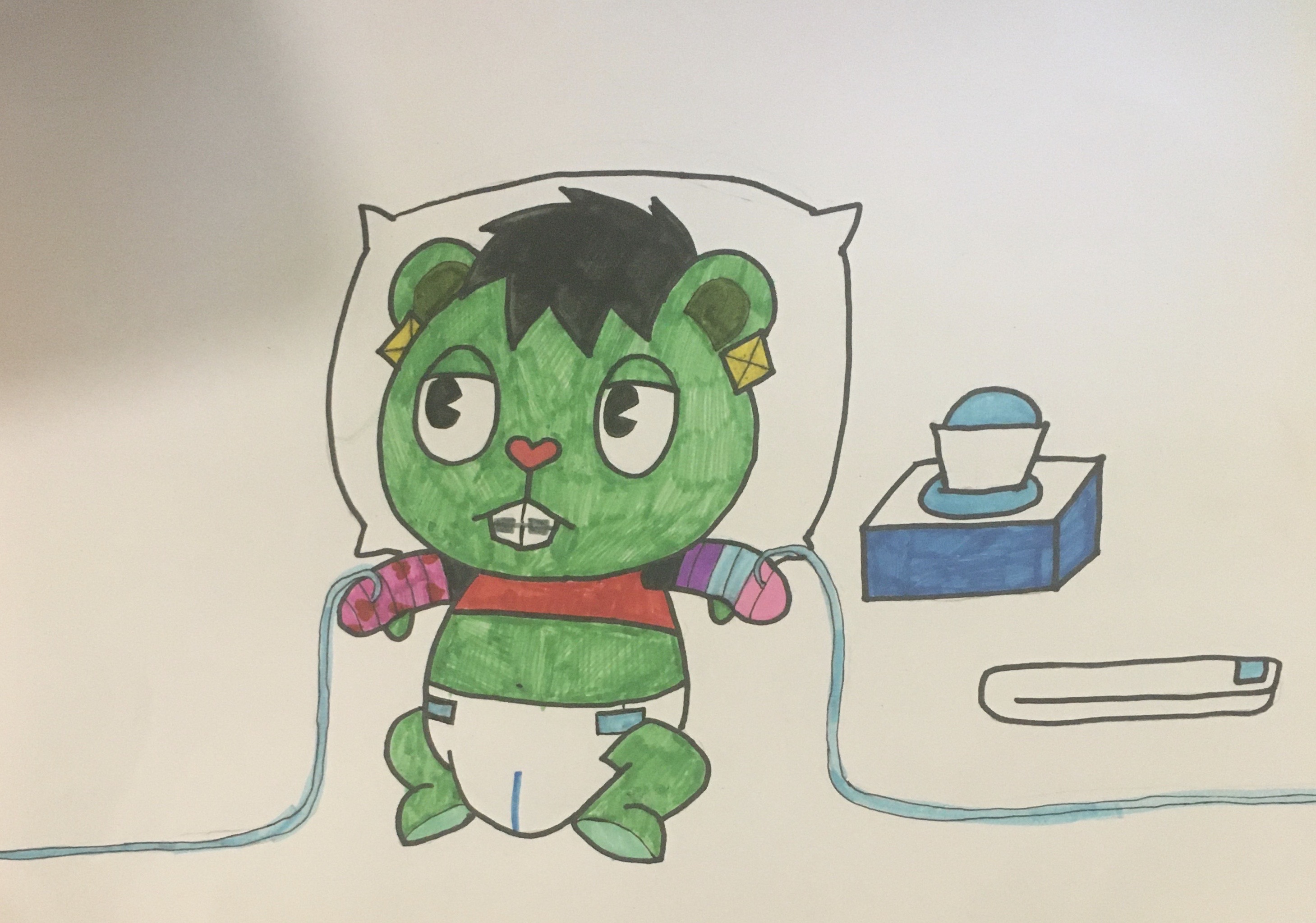 Baby Boi Getting Ready for a diaper change