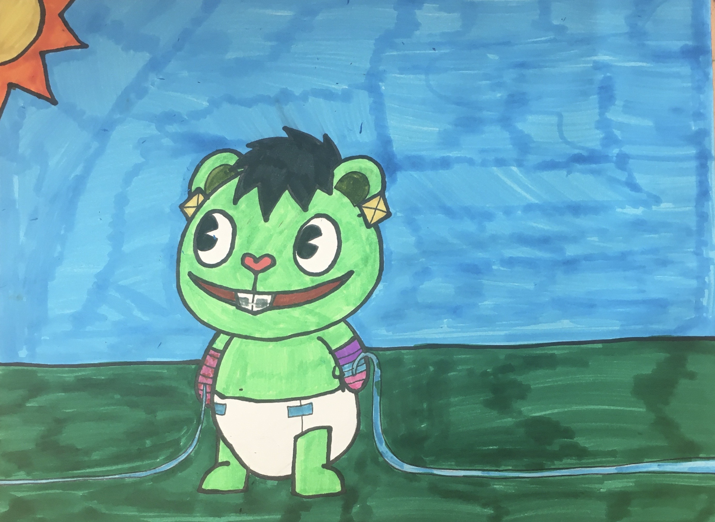 Baby Boi got a waterlogged diaper by lexietooter on DeviantArt