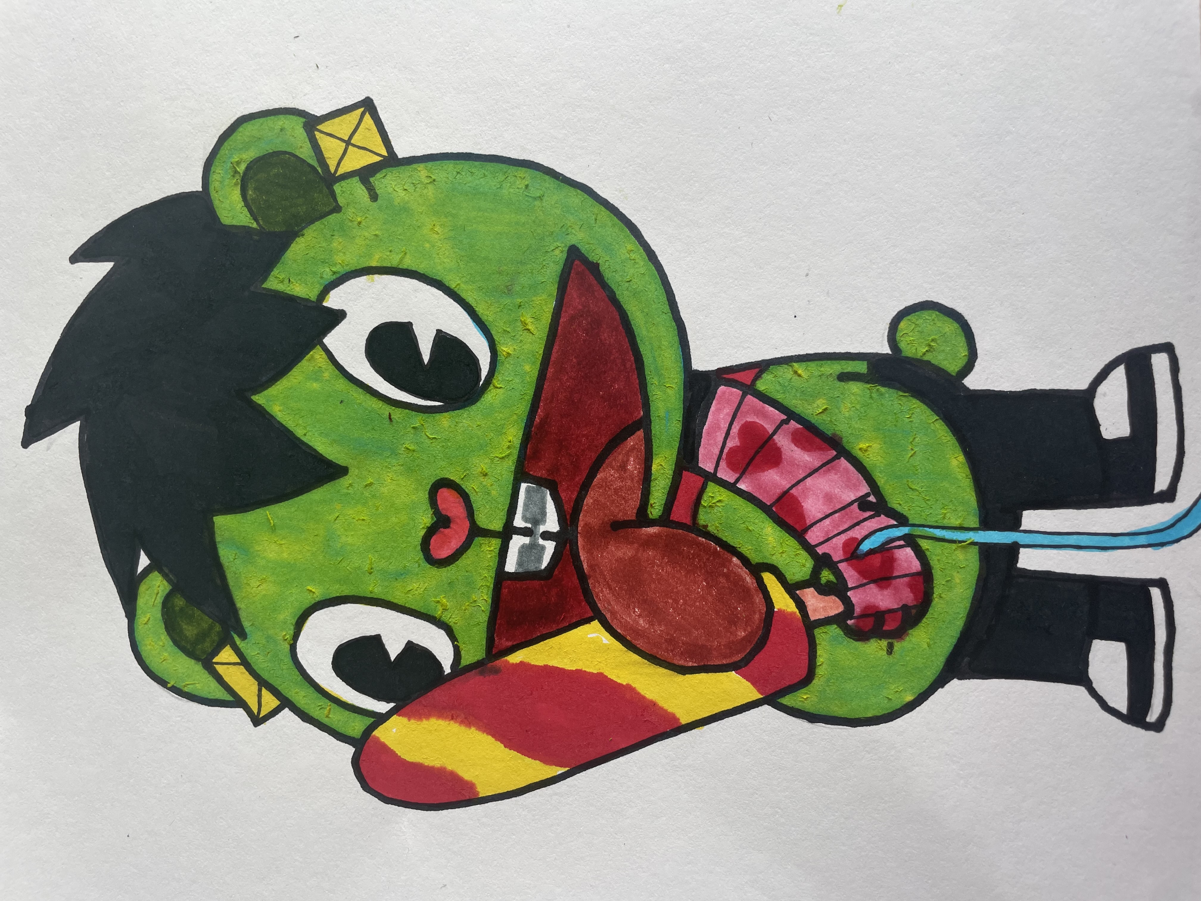 Baby Boi Eating a Popsicle