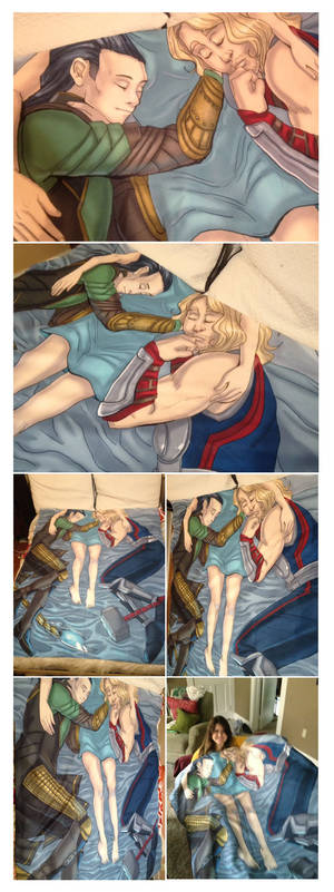 Thor and Loki Snuggle Blanket
