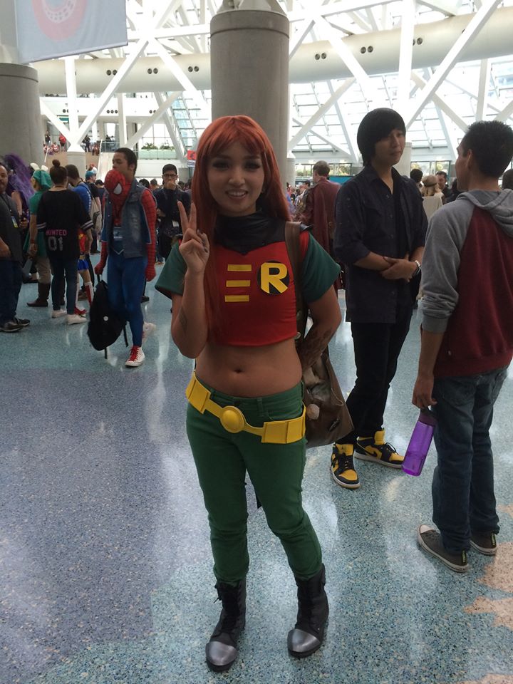 Starfire Wearing Robin's Uniform by Madness-Made-Fresh on DeviantArt