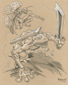 Frog the Barbarian and Friend