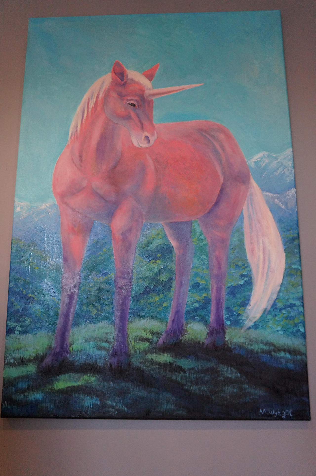 Pink Unicorn By WonderTina On DeviantArt pink-unicorn-by-wondertina-on-deviantart