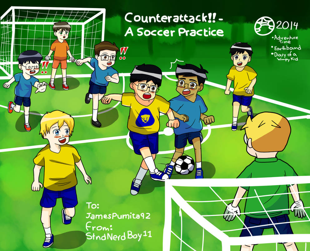 Counterattack!! A Soccer Practice by CosmicNerdBoy on DeviantArt
