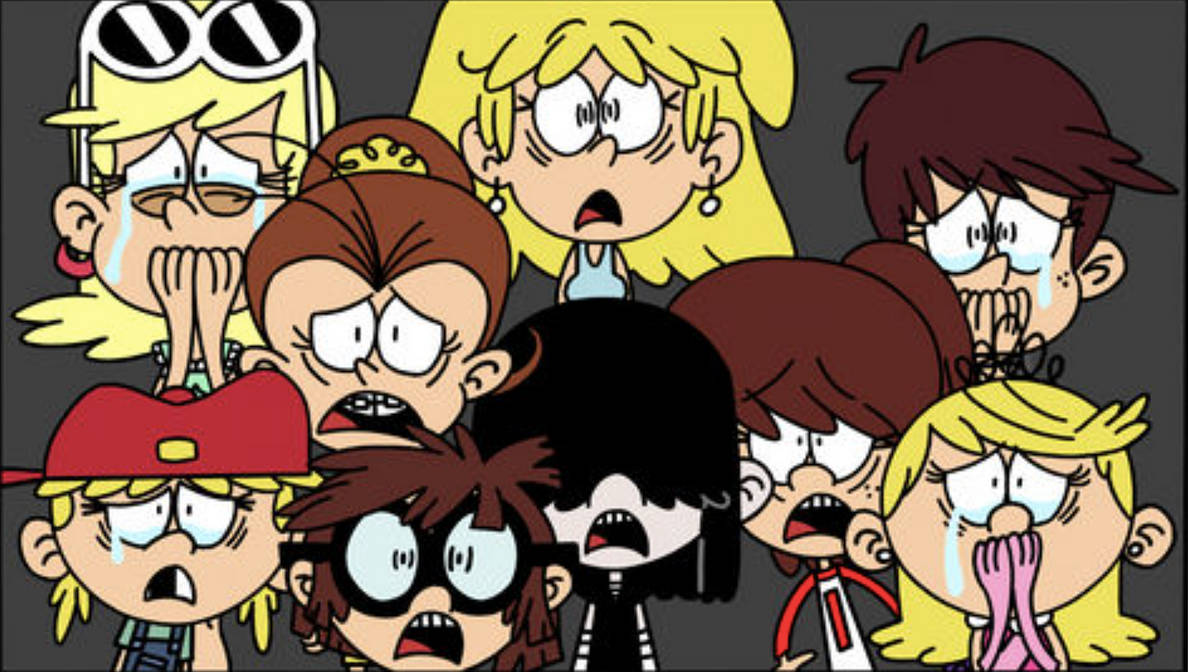 Equestria Girls Loud House Sisters Angry Gasp Shocjed