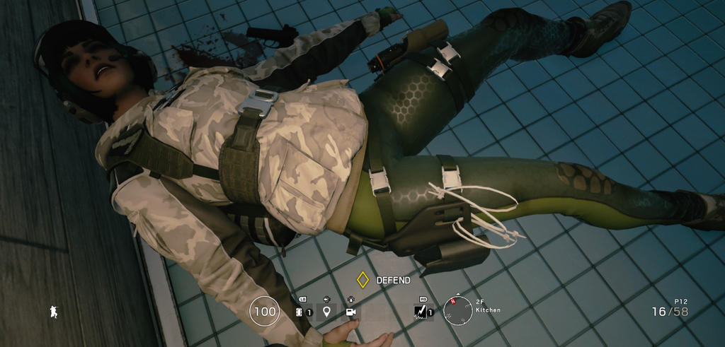 Alyona R6 Rainbow six Siege Ela Ryona Thicc Fallen Girl by OkayDockey on DeviantArt