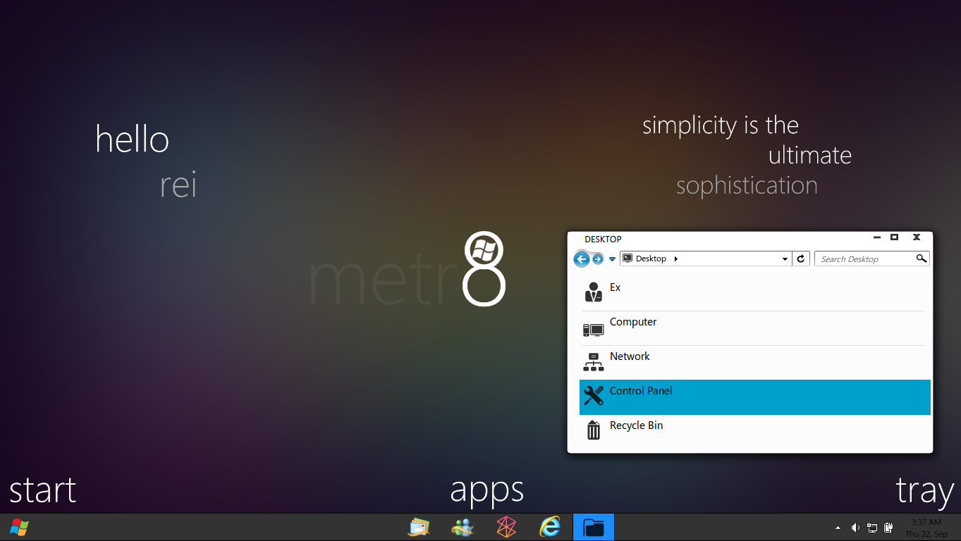 Windows 8 Metro September