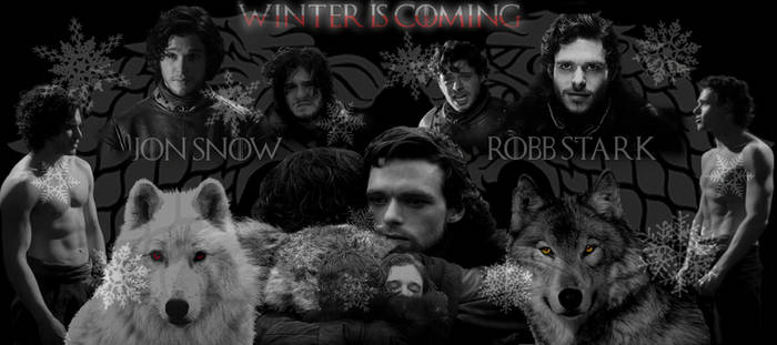 Robb Stark and Jon Snow Wallpaper