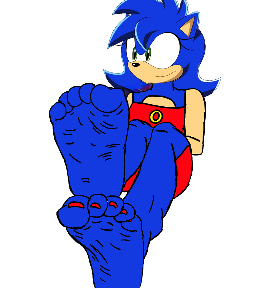 sonica's feet by Leo574 on DeviantArt