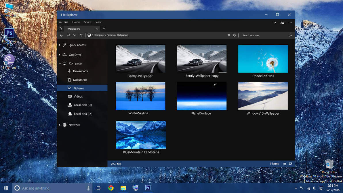 Windows 10 Redesigned File Explorer Dark Mode by armend07 on DeviantArt