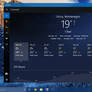 Windwos 10 Redesigned Weather App with Dark Theme