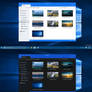 Windows 10 File Explorer Dark - Light Mode Concept