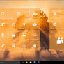Windows 10 Start Screen Transparent Tiles
