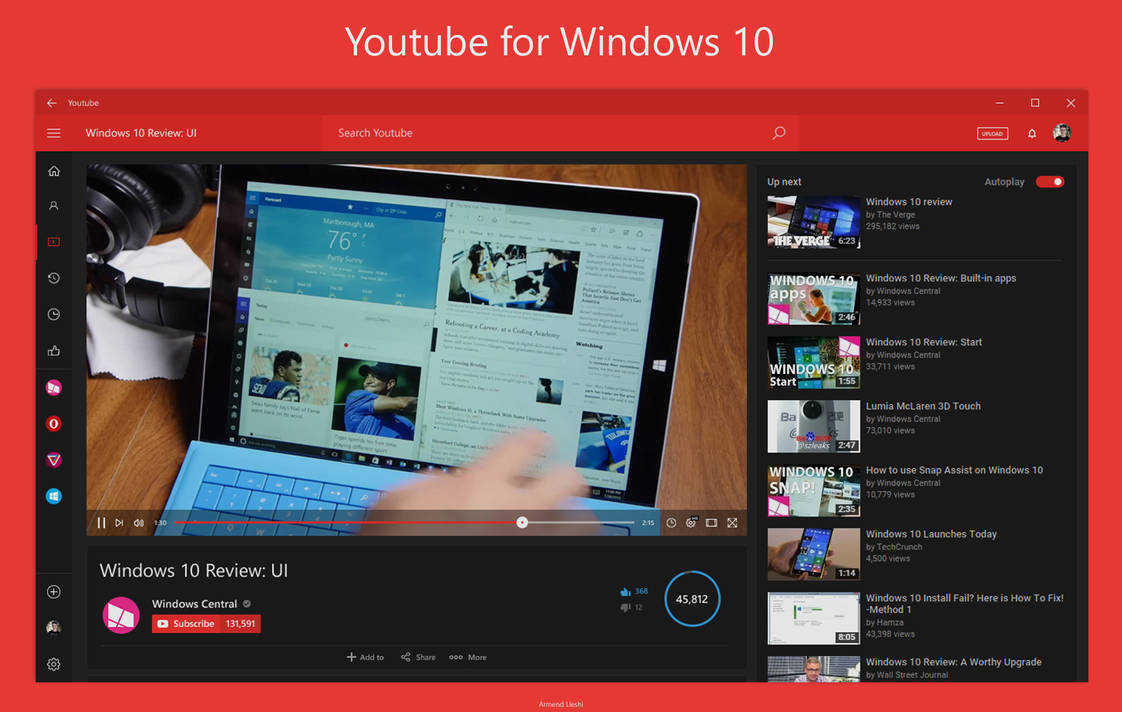 Ютьюб пк. Приложение youtube для Windows 10. Windows youtube. Youtube приложение для Windows. Youtube Windows 7.