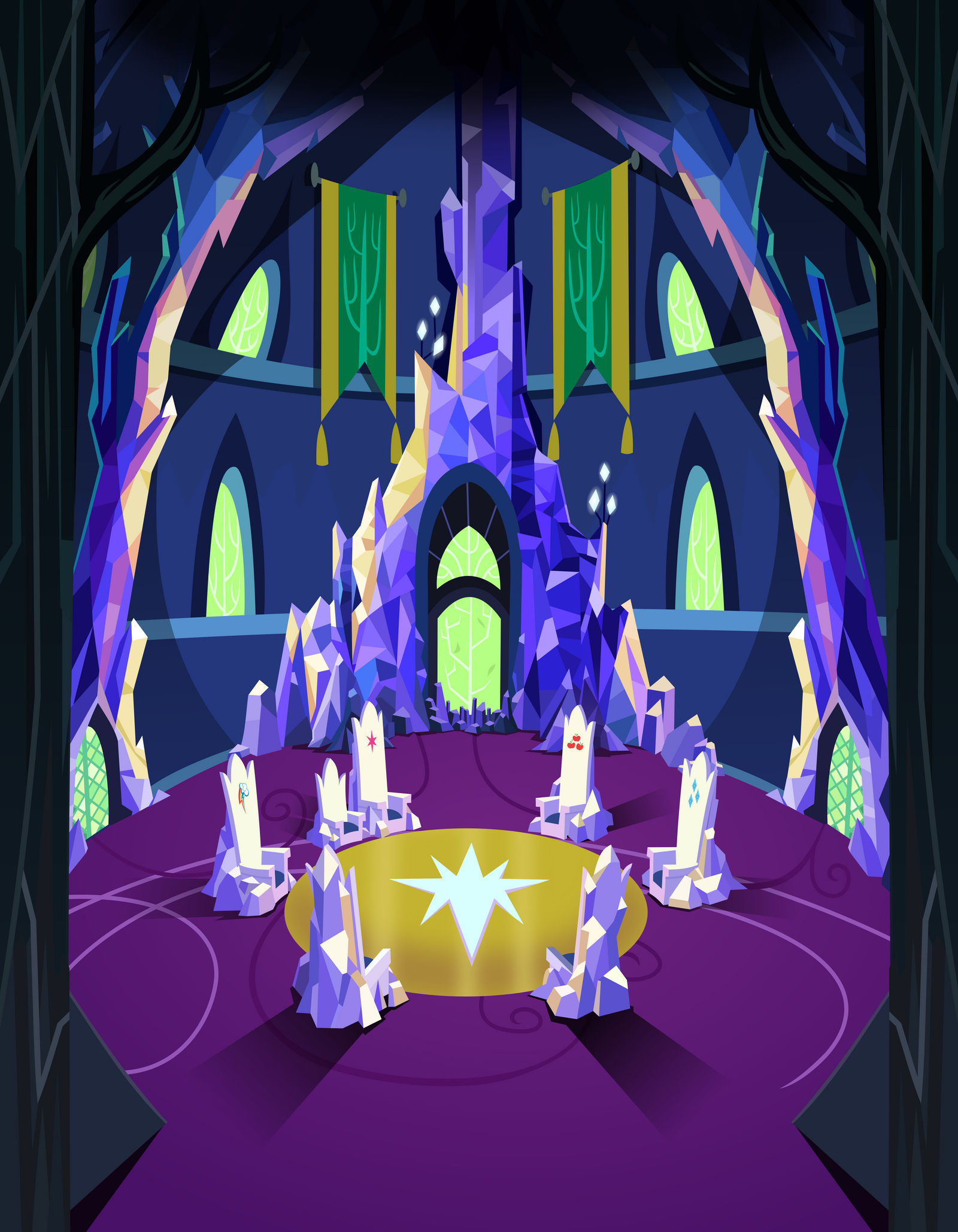 Thrones of Friendship by BlueThunder66