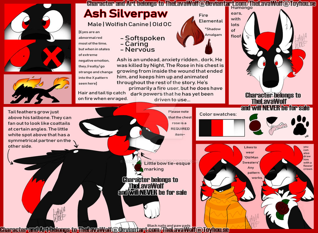 Ash Refrence Ash Updated Reference Sheet by CanOfWeirdness on DeviantArt