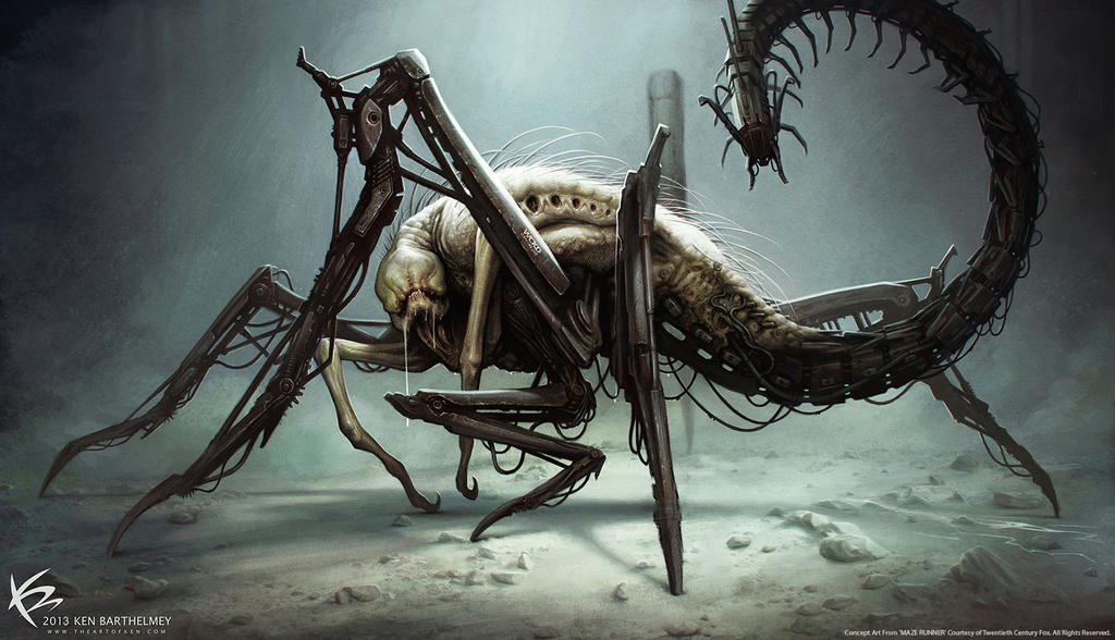 The Maze Runner - Griever Concept Art by KENBARTHELMEY