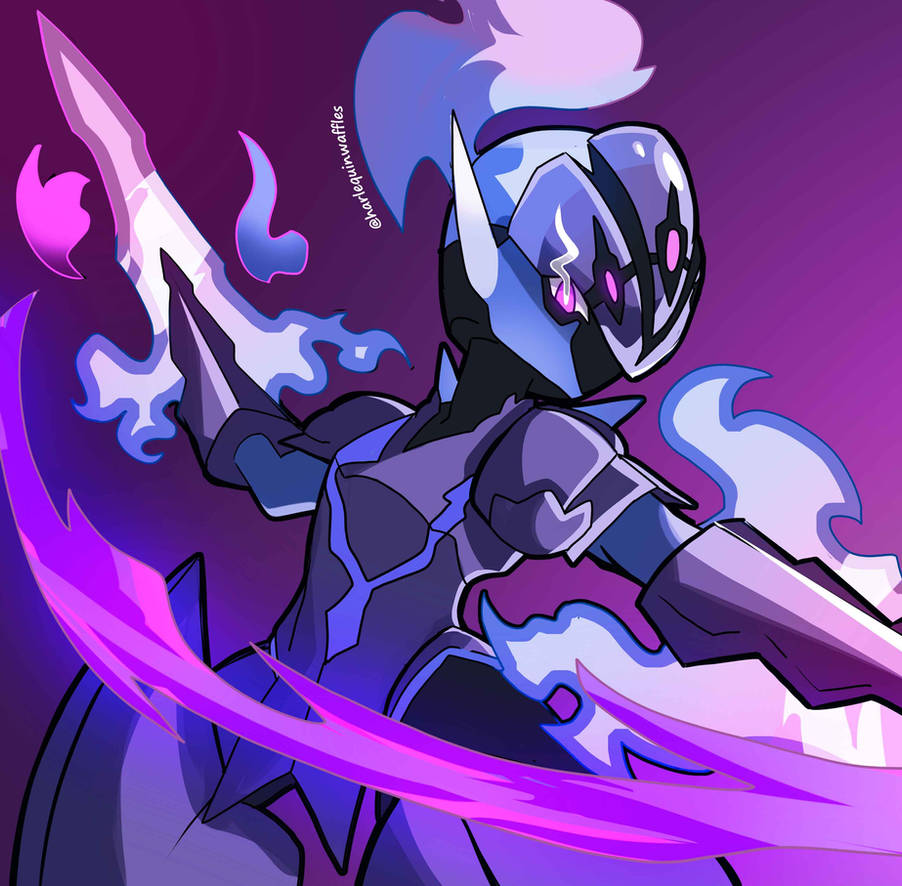 Curledge Design New pokemon, Ceruledge! by HarlequinWaffles on DeviantArt