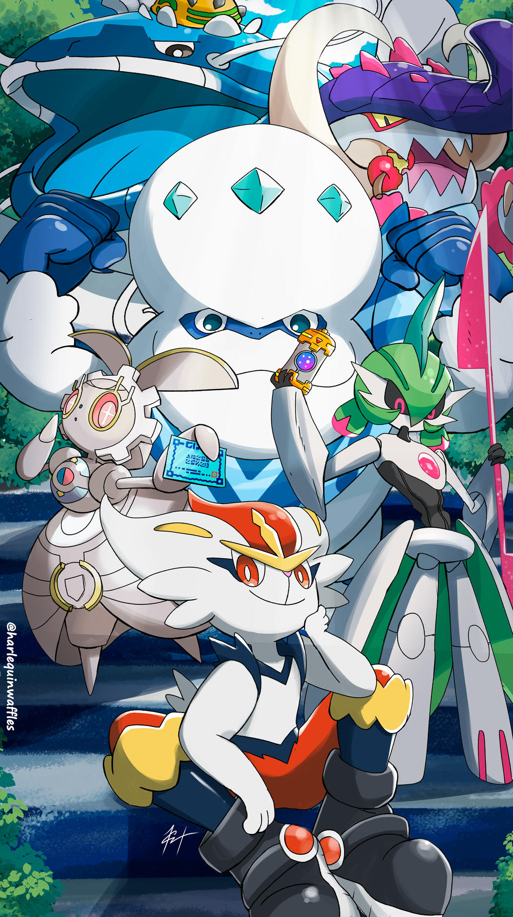 POKEMON NATIONAL DEX UBERS TEAM by HarlequinWaffles on DeviantArt