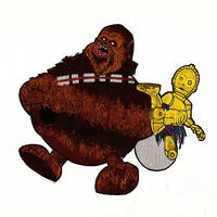 Bespin Chewbacca and C-3PO
