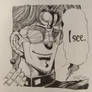 Kakyoin Noriaki Sees JJBA:SDC Pencil