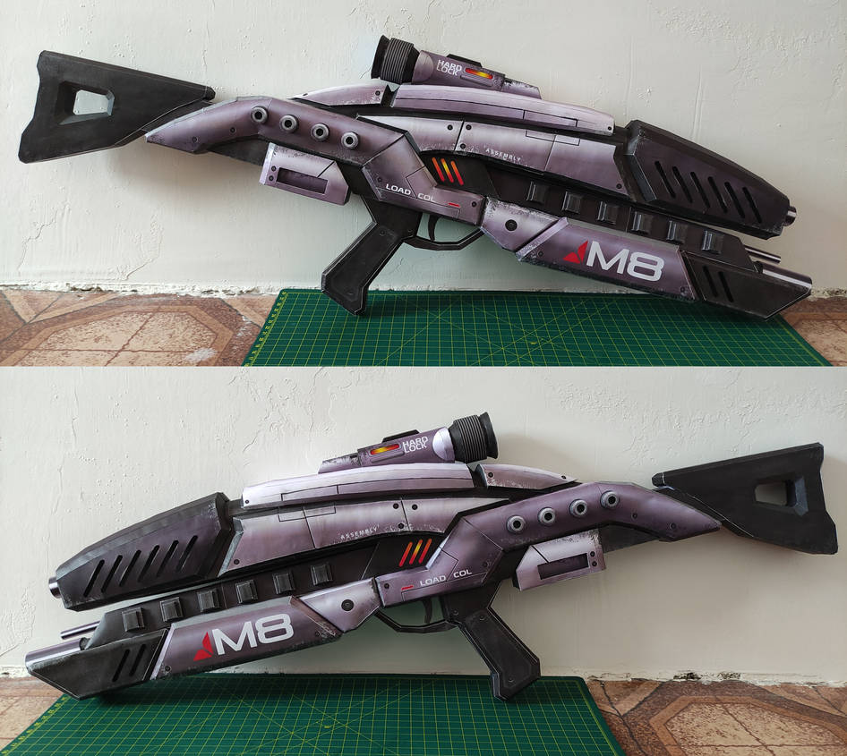 M8 Avenger Assault Rifle (Papercraft) by zhe-holti on DeviantArt