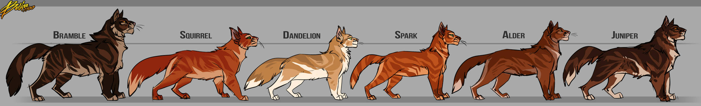 Bramblestar x Squirrelflight's family