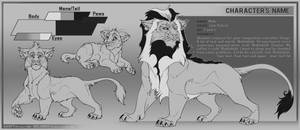 Lion Ych 40usd + psd file + add individual traits by Belka-1100