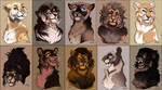 Lions Adoptables Portraits #12 by Belka-1100